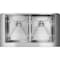 Elkay ElkayCrosstown 18 Gg SS 31.5'x20'x9' 50/50 2Bwl ApronF AquaDiv UMt Kit ECTRUFA32179C - alternate 1